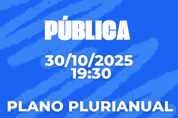 AUDIÊNCIA PÚBLICA..VENHA PARTICIPAR!!!